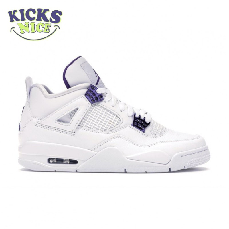 Air Jordan 4 Retro 'Purple Metallic' Size 36-47.5