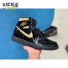 Jordan 1 Retro High Black Metallic Gold (2020) Size 36-47.5