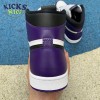 Jordan 1 Retro High Court Purple White Size 40-47.5