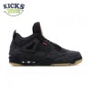 Jordan 4 Retro Levi's Black Size 40-46