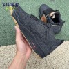 Jordan 4 Retro Levi's Black Size 40-46