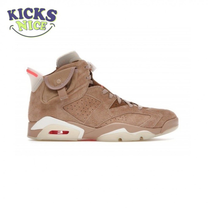 Travis Scott x Air Jordan 6 Retro 'British Khaki' Size 40-47.5