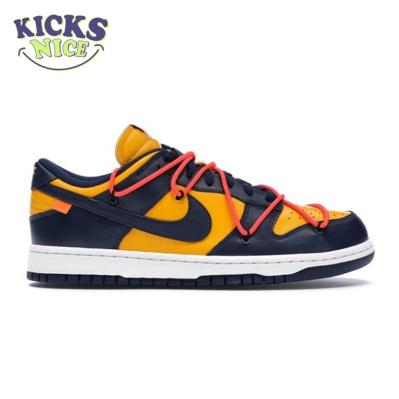 Off-White x Dunk Low 'University Gold' Size 36-46