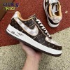 Nike Air Force 1 Low Monogram Brown Damier Azur