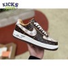 Nike Air Force 1 Low Monogram Brown Damier Azur