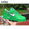 Nike Air Force 1 Low Off-White Light Green Spark Size 36-47.5