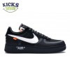 Off-White x Air Force 1 Low 'Black' Size 40-47.5