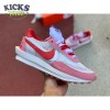 2019 Sacai x Nike LVD Waffle Daybreak Swoosh Pink Gery White Red BV0073 500 Size 36-46