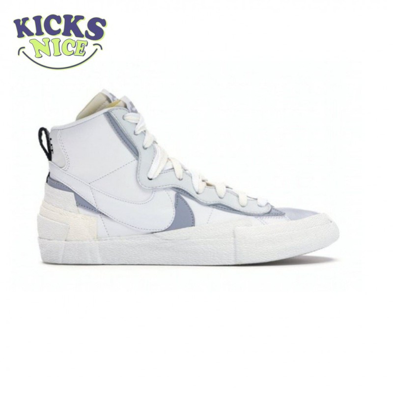 Sacai x Blazer Mid 'White Grey' Size 40-47.5