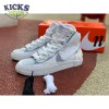 Sacai x Blazer Mid 'White Grey' Size 40-47.5