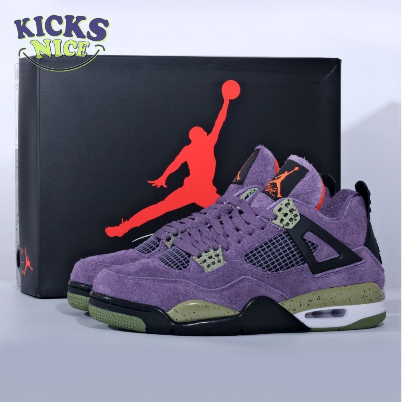 AIR JORDAN 4 RETRO CANYON PURPLE SIZE 36-47.5