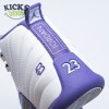 Air Jordan 12 White Purple Size 40-47.5