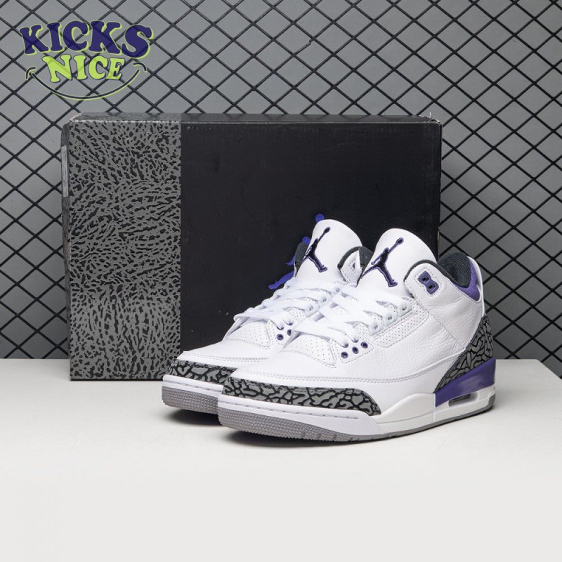 Air Jordan 3 Dark Iris CT8532-105 Size 40.5-47.5