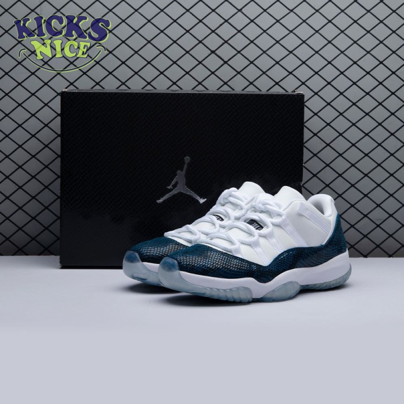 Jordan 11 Retro Low Snake Navy (2019) CD6846-102 Size 36-47.5