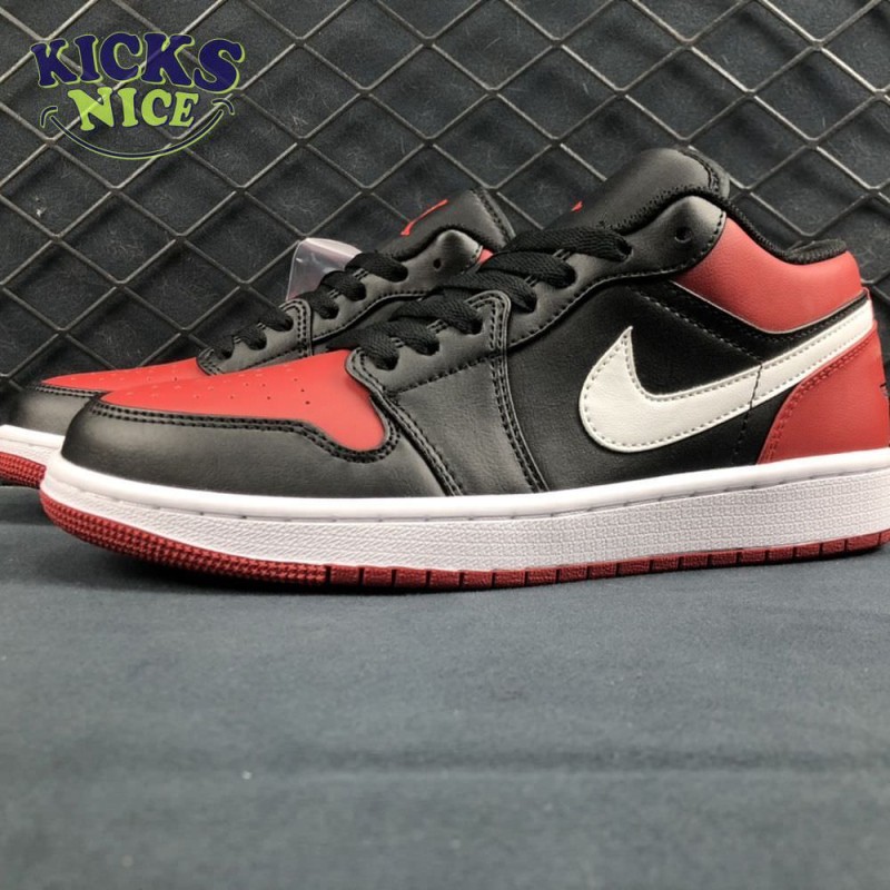 Jordan 1 Low Alternate Bred Toe 553558-066 Size 36-47.5