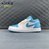 Jordan 1 Low Aquatone 553558-174 Size 36-47.5