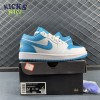 Jordan 1 Low Aquatone 553558-174 Size 36-47.5