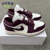 Jordan 1 Low Bordeaux DC0774-161 Unisex Size