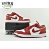 Jordan 1 Low Cardinal Red 553558-607 Unisex Size