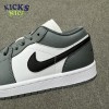 Jordan 1 Low Iron Grey 553560-152 Unisex Size