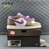 Jordan 1 Low Purple Mocha 553558-215 Size 36-47.5