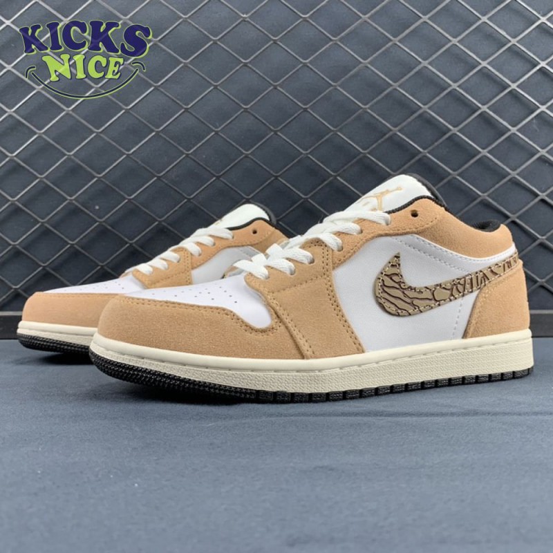 Jordan 1 Low SE Brown Elephant DZ4130-201 Size 36-47.5