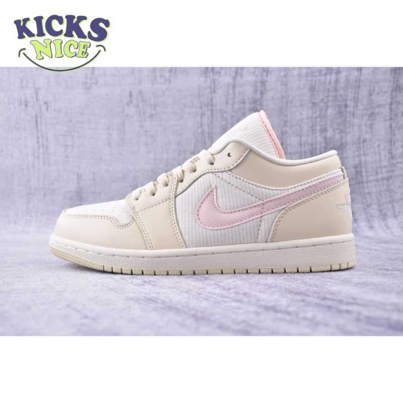 Jordan 1 Low SE Seersucker (Women's) FQ1925-100 Unisex Size