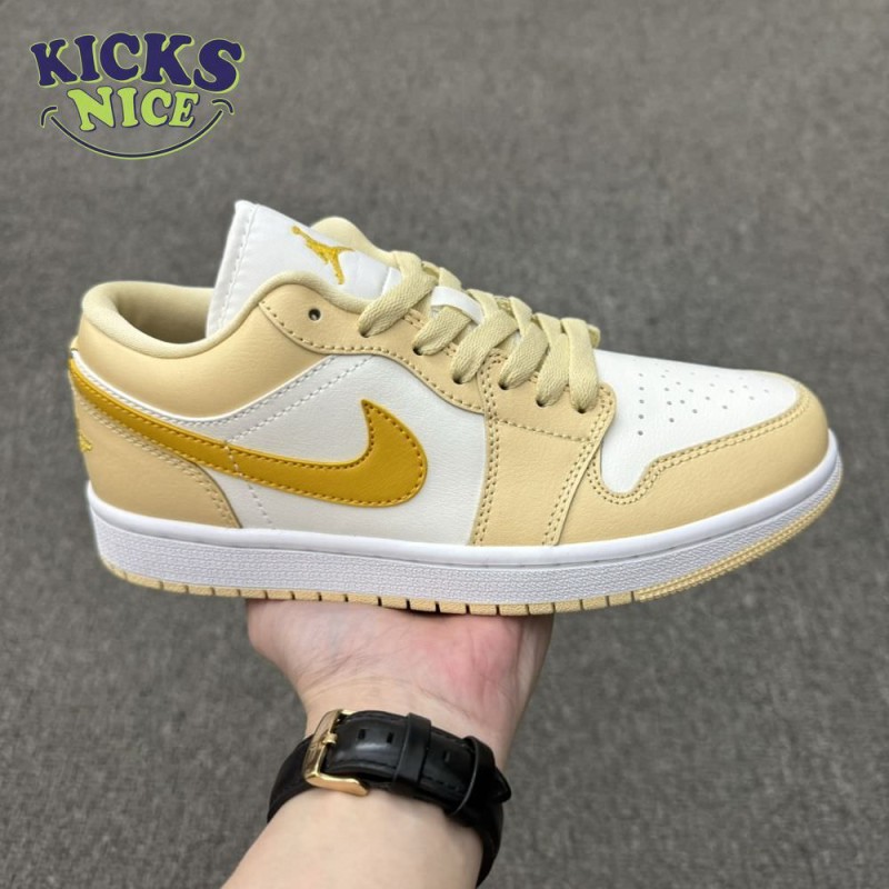 Jordan 1 Low Sail Yellow Ochre DC0774-170 Unisex Size