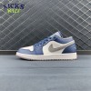 Jordan 1 Low True Blue 553558-412 Size 36-47.5