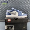 Jordan 1 Low True Blue 553558-412 Size 36-47.5