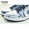 Jordan 1 Low Washed Denim CZ8455-100 Unisex Size