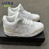 Jordan 3 Retro Pure White 136064-111 Unisex Size