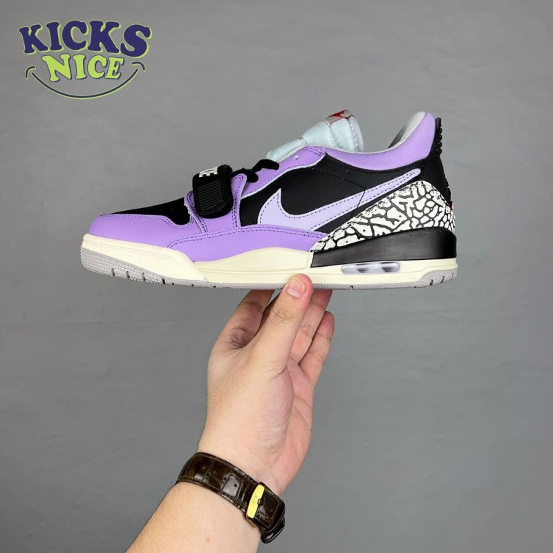 Nike Air Jordan Legacy 312 CD9054-101 Purple Black Unisex Size