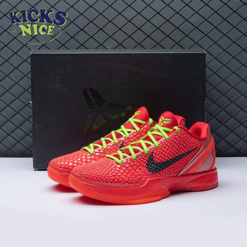 Nike Kobe 6 Protro Reverse Grinch FV4921-600 Size 39-48.5