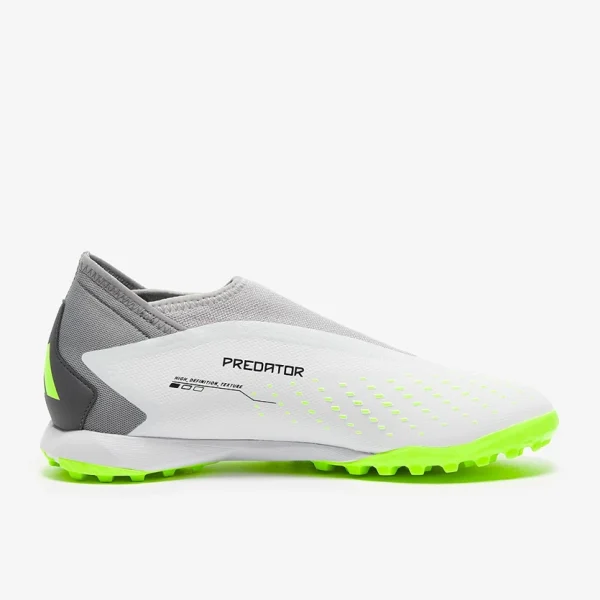 Adidas Proteator Accuracy.3 ohne schnürsenkelTF fußballschuh - weiß/Core schwarz/Klare Zitrone