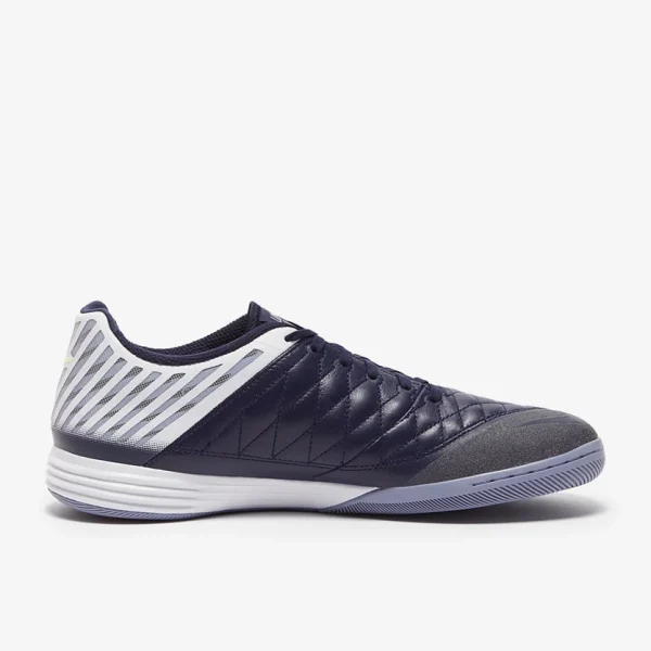 Nike LunarGato II IC fußballschuh - weiß/Barely Volt/schwarzened blau